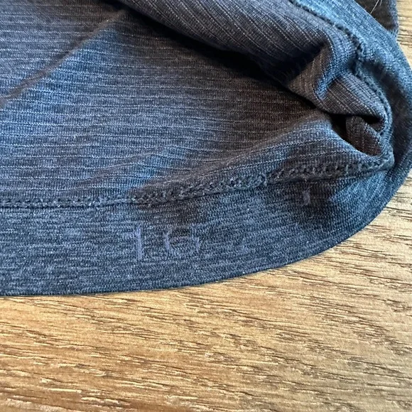 Lululemon Swiftly Tech Short Sleeve Crew in Sapphire Blue/Black Women’s Size 16 - Picture 8 of 10